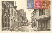 02 Aisne / CPA FRANCE 02 "Notre Dame de Liesse, Basique et rue Laon"