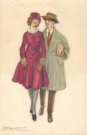  CPA  ILLUSTRATEUR MAUZAN "couple"