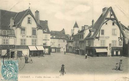 / CPA FRANCE 03 "Cusset, vieilles maisons"