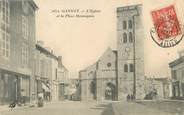 03 Allier / CPA FRANCE 03 "Gannat, l'église et la place Hennequin"