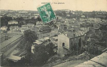 / CPA FRANCE 07 "Annonay, vue générale "