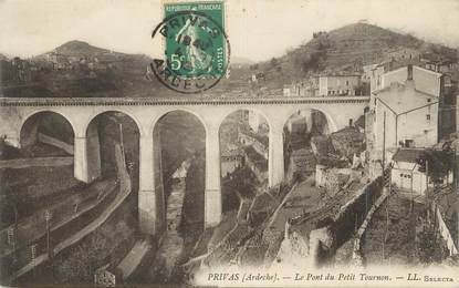 / CPA FRANCE 07 "Privas, le pont du petit Tournon"