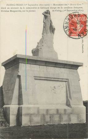 / CPA FRANCE 08 "Floing Sedan, monument des Braves Gens"