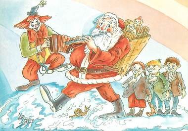  CPSM  ILLUSTRATEUR   MEDERIC / Père Noël