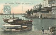 35 Ille Et Vilaine / CPA FRANCE 35 "Dinard, le bac, les vedettes"