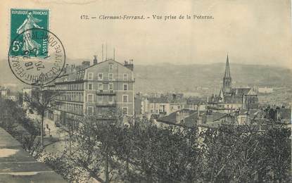 / CPA FRANCE 63 "Clermont Ferrand, vue prise de la Poterne"