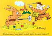 Illustrateur  CPSM    ILLUSTRATEUR MEUNIER  "  et alors vous n'avez jamais entendu parler du lapin chasseur"