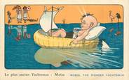 Illustrateur  CPA  ILLUSTRATEUR MICH "le plus ancien yachtsman"