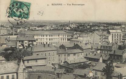 / CPA FRANCE 42 "Roanne, vue panoramique"