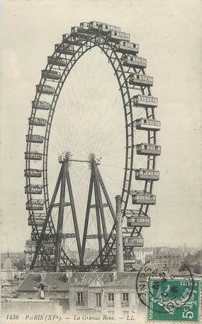 / CPA FRANCE 75015 "Paris, la grande roue "