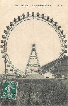 / CPA FRANCE 75015  "Paris, la grande roue"