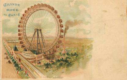 / CPA FRANCE 75015 "Grande Roue de Paris"