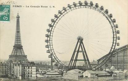 / CPA FRANCE 75015 "Paris , la grande roue"