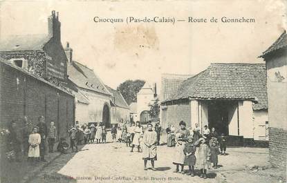 / CPA FRANCE 62 "Chocques, route de Gonnehem"