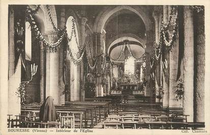 / CPA FRANCE 86 "Bouresse, intérieur de l'église"