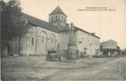 88 Vosge / CPA FRANCE 88 "Bouresse, l'église et la statue de la Sainte Vierge"