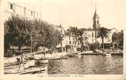 / CPA FRANCE 83 "Sanary sur Mer, le port"