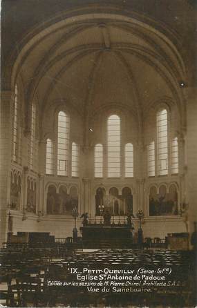 / CPA FRANCE 76 "Petit Quevilly, église Saint Antoine de Padoue "