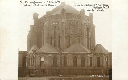 / CPA FRANCE 76 " Petit Quevilly, église Saint Antoine de Padoue"
