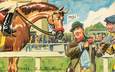 CPSM ILLUSTRATEUR ORDENER P / EQUITATION TIERCE 