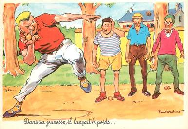 CPSM ILLUSTRATEUR  ORDENER P / PETANQUE