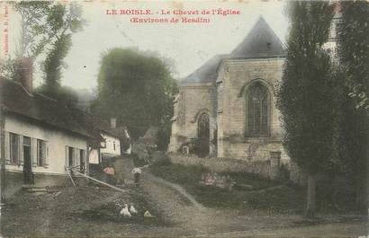 / CPA FRANCE 62 "Le Boisle, le chevet de l'église"