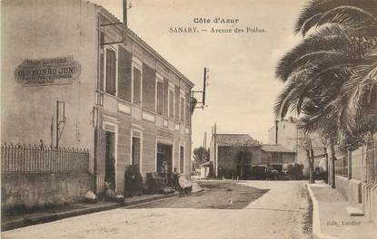 / CPA FRANCE 83 "Sanary sur Mer, avenue des Poilus"