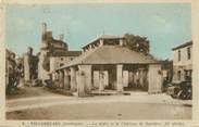 24 Dordogne / CPA FRANCE 24 "Villamblard, la halle et le château de Barrière"