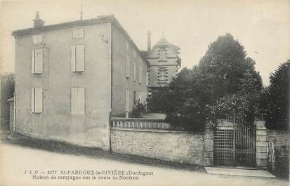 / CPA FRANCE 24 "Saint Pardoux la Rivière, maison de campagne"