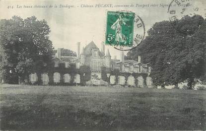 / CPA FRANCE 24 "Château Pécany, commune de Pomport entre Sigouls et Bergerac"