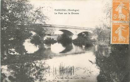 / CPA FRANCE 24 "Parcoul, le pont sur la Dronne"
