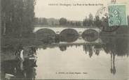 24 Dordogne / CPA FRANCE 24 "Neuvic, le pont et les bords de l'Isle"