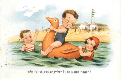 CPA ILLUSTRATEUR JIM PATT "Me faites pas chavirer..." 