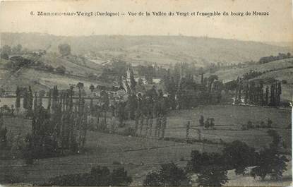 / CPA FRANCE 24 "Manzac sur Vergt, vue de la vallée du Vergt et l'ensemble du bourg de Manzac"