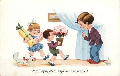 CPA ILLUSTRATEUR JIM PATT  "Petit Papa..."