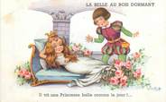 Illustrateur CPA ILLUSTRATEUR JIM PATT  "La Belle au Bois Dormant"