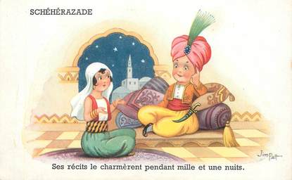 CPA ILLUSTRATEUR JIM PATT  "Schéhérazade"