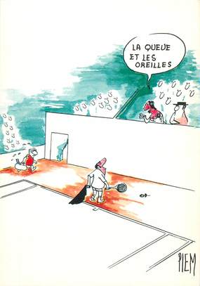  CPSM ILLUSTRATEUR PIEM  /  HUMOUR  /   TENNIS