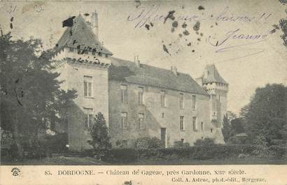 / CPA FRANCE 24 "Château de Gageac près Gardonne"