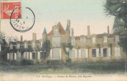 / CPA FRANCE 24 "Château de Pécany près Sigoulès"