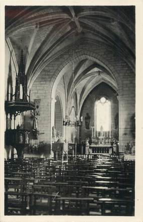 / CPSM FRANCE 24 "Salignac Fenelon, intérieur de l'église"