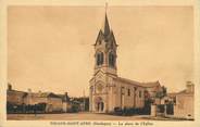 24 Dordogne / CPA FRANCE 24 "Tocane Saint Apre, la place de l'église"