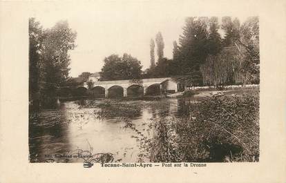 / CPA FRANCE 24 "Tocane Saint Apre, pont sur la Dronne"