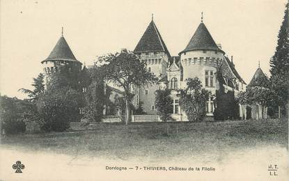 / CPA FRANCE 24 "Thiviers, château de la Filolie"