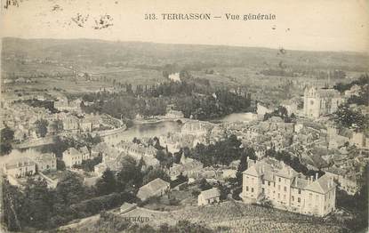 / CPA FRANCE 24 "Terrasson, vue générale"