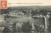 24 Dordogne / CPA FRANCE 24 "Terrasson, panorama des deux ponts et de la ville basse"