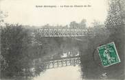 24 Dordogne / CPA FRANCE 24 "Eymet, le pont du chemin de fer"
