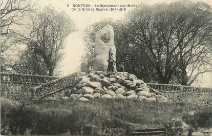 / CPA FRANCE 24 "Nontron, le monument aux morts"