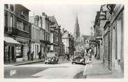 24 Dordogne / CPSM FRANCE 24 "Bergerac, la rue d'Alsace Lorraine et la cathédrale" / AUTOMOBILE