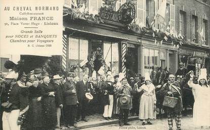 CPA FRANCE 14 "Lisieux, Restaurant Au Cheval Normand"